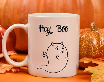 Hey Boo Mug | Ghost Friends Mug | Fall Mug | Halloween Mug | Ghost Mug | Cute Halloween Mug | Gift Mug