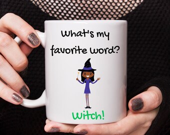 Witch! Halloween Mug | Halloween Gift | Fall Mug | Halloween Coffee Cup | Witch Coffee Cup | Fall Coffee Cup | Spooky Witch Mug | Oakland