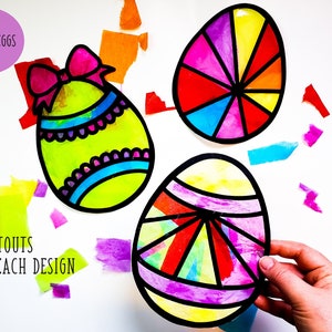 Stained Glass Easter Egg Craft - Heart and Soul Homeschooling