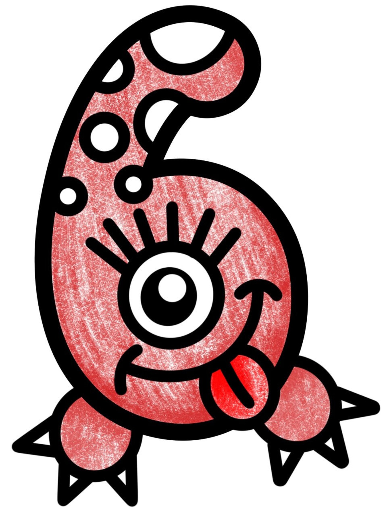 Printable Number Coloring Page-instant Download-monster | Etsy