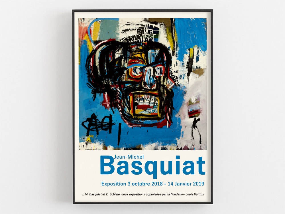 Jean Michel Basquiat Exhibition Poster Basquiat Graffiti 