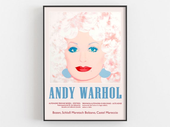 Andy Warhol Dolly Parton Exhibition Poster, American Singer