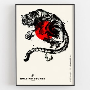 The Rolling Stones Print, Steel Wheels Japan Concert Tour