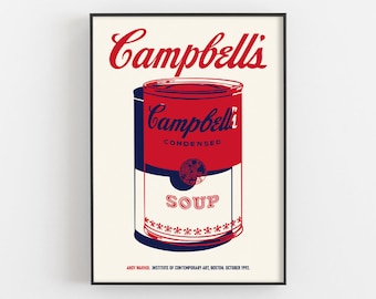 Tomato Plant in Campbells Soup Can | Pop Art | Retro Art Print ...