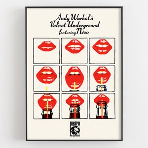 アンディ・ウォーホル ヴェルヴェット・アンダーグラウンド／ポスター　Lips Andy Warhol & Velvet Underground Poster - Fantastic New Coke