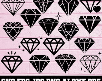 Diamond Svg Etsy