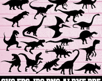 Download Dinosaur Silhouette Etsy