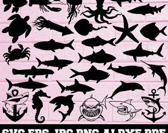 Download Sea Animal Svg Etsy