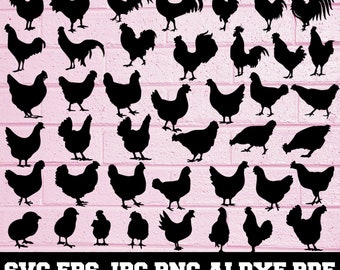 Download Chicken Silhouette Etsy