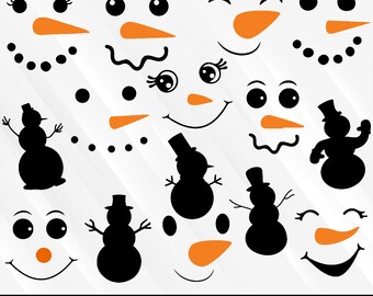 Download Snowman Silhouette Etsy