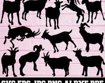 Download Goat Silhouette Etsy