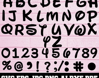 Free 291 Disney Letters Svg Free SVG PNG EPS DXF File