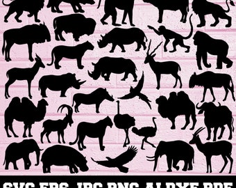 Download African Animals Svg Etsy PSD Mockup Templates