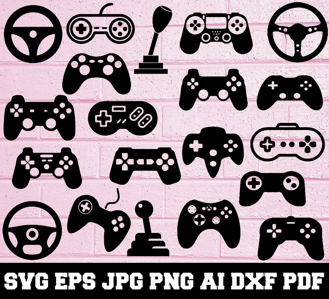 Game Controller SVG - Game Controller Silhouette - Game Controller ...