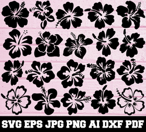 Free Free 73 Silhouette Hibiscus Flower Svg SVG PNG EPS DXF File