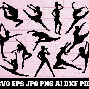 Dance SVG - Music Svg - Dance Silhouette - SVG Cut Files - Dance Bundle SVG - Dance Clipart- Dance Cut File- Dance Vector- Instant Download