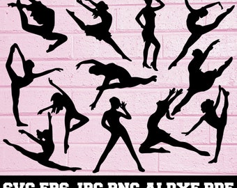 Dance SVG - Music Svg - Dance Silhouette - SVG Cut Files - Dance Bundle SVG - Dance Clipart- Dance Cut File- Dance Vector- Instant Download