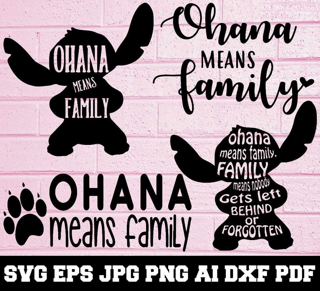 Free Free 200 Disney Ohana Means Family Svg SVG PNG EPS DXF File