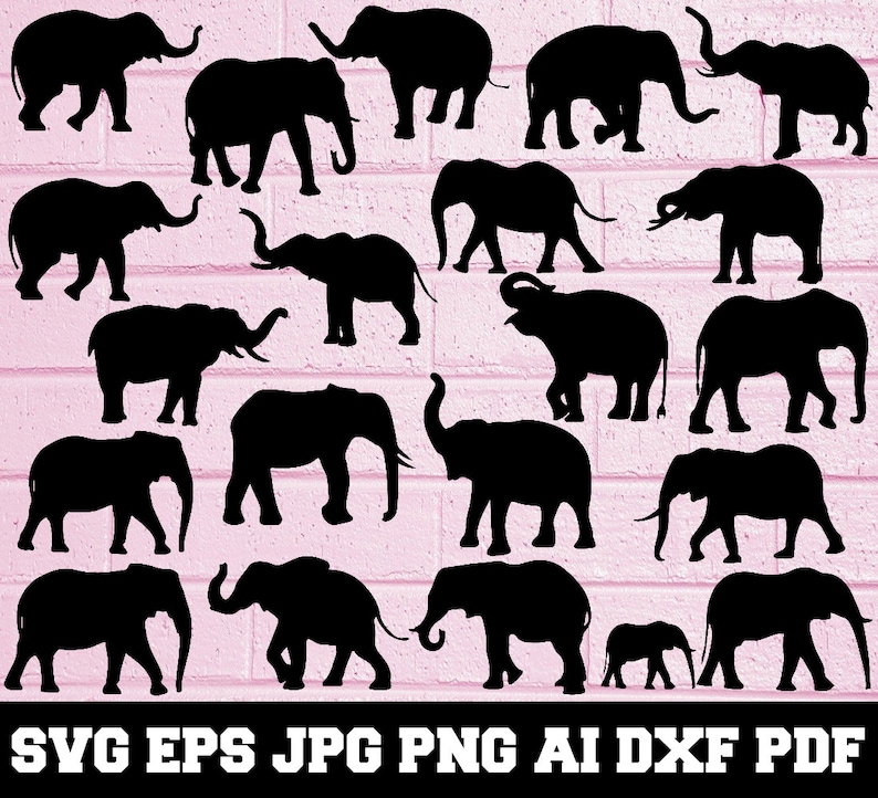Free Free 335 Elephant With Glasses Svg SVG PNG EPS DXF File