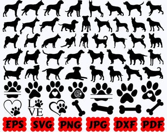 Dog SVG | Dog Mom SVG | Animal Svg | Farm Animal Svg | Cut Files for Cricut & Silhouette | Svg Eps Dxf Png Jpg Pdf | Commercial Use