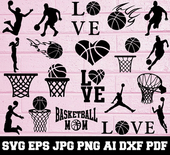 Download Basketball Svg Basketball Silhouette Svg Cut Files Etsy Yellowimages Mockups