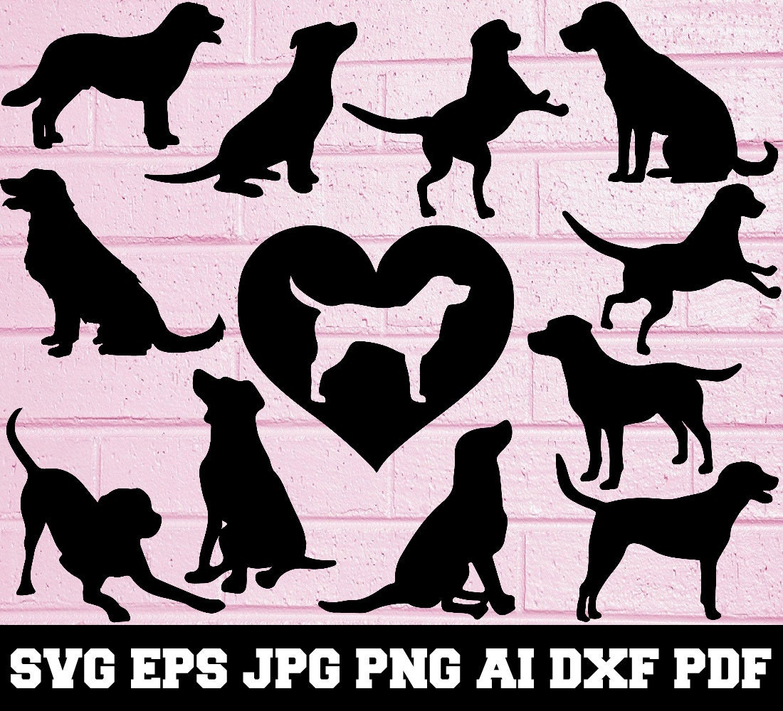 Download Labrador Svg Labrador Silhouette Svg Cut Files Labrador Etsy