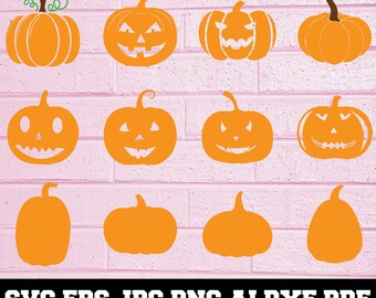Pumpkin SVG - Halloween SVG - SVG Cut Files - Pumpkin Bundle Svg - Pumpkin Clipart- Pumpkin Cut File- Pumpkin Vector- Instant Download