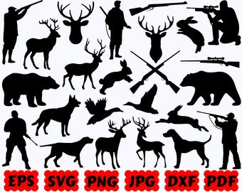Hunting SVG | Hunter SVG | Hunting Life SVG | Animal Svg | Deer Hunting Svg | Cut Files for Cricut & Silhouette | Svg Eps Dxf Png Jpg Pdf