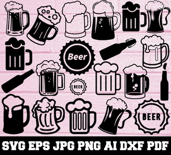 Download Beer Mug Svg Beer Mug Silhouette Svg Cut Files Beer Mug Etsy