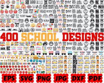 School SVG | Back To School SVG | School Supplies SVG | Teacher Svg | Cut File for Cricut & Silhouette | Svg Eps Dxf Png Jpg |Commercial Use