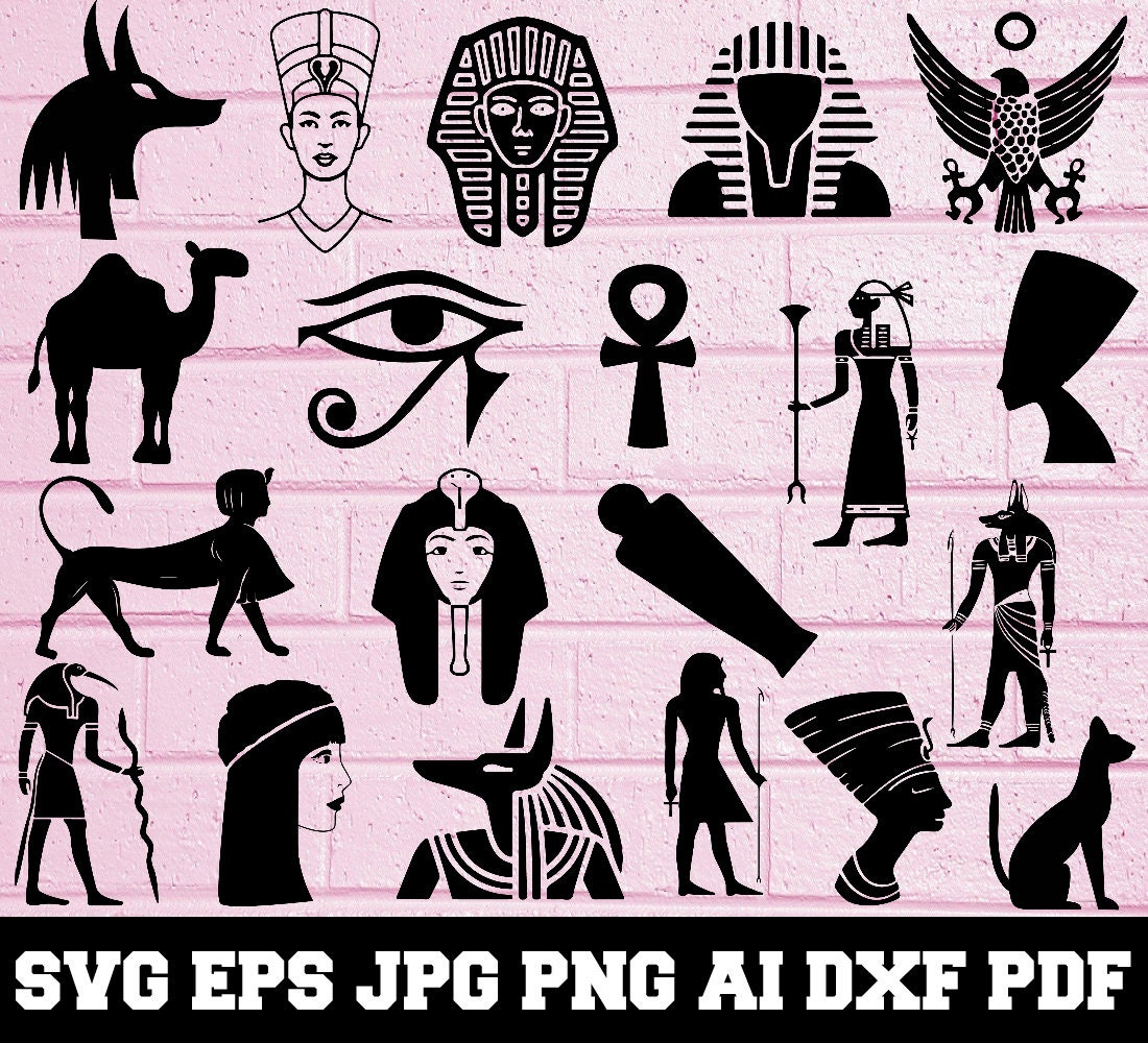 Egyptian SVG - Egypt Svg - Egypt Silhouette - SVG Cut Files - Egyptian ...