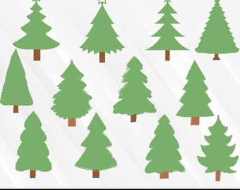 Christmas Tree SVG - Christmas Tree Bundle SVG - Christmas Tree Clipart - Christmas Tree Cut File - Christmas Cut File - Instant Download