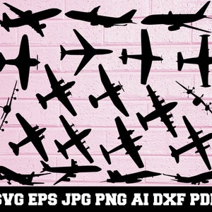 Flugzeug SVG - Flugzeug SVG - Flugzeug Silhouette - SVG geschnitten Dateien - Flugzeug Bundle Svg - Ebene Clipart - Flugzeug geschnitten Datei - Flugzeug Vektor - sofortiger Download