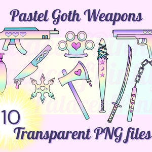 Pastel Weapons - Etsy