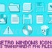 Retro Windows Icons Clip Art Bundle Images | Twitch Assets | Cute ...
