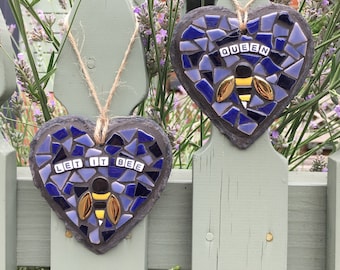 Mosaic Craft Kit including Two hearts