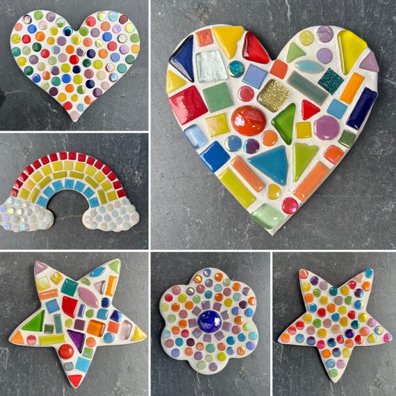 Childs Mosaic Craft Kit 5 Mosaic Kits to Pick From 