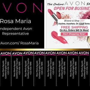 Ulotka marketingowa Avon Tear Off