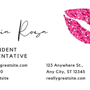 Avon Name Business Card