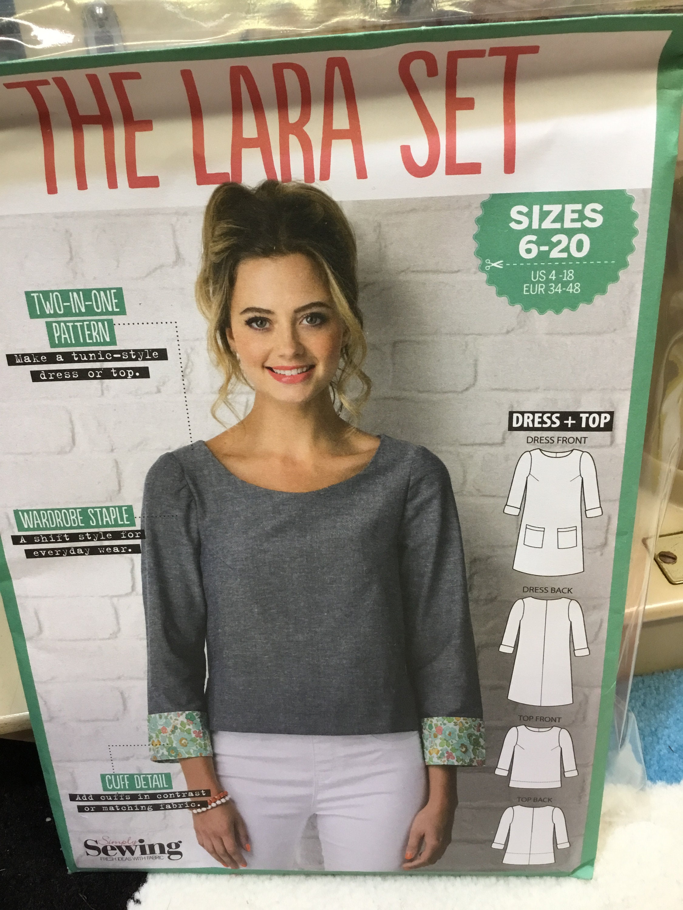 The Lara Set Simply Sewing Pattern Sz. 620 Dress and Top Etsy