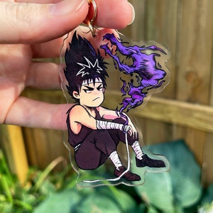 Hiei Keychain | 3 Inch Anime Acrylic Charm