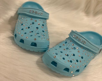 etsy goth crocs