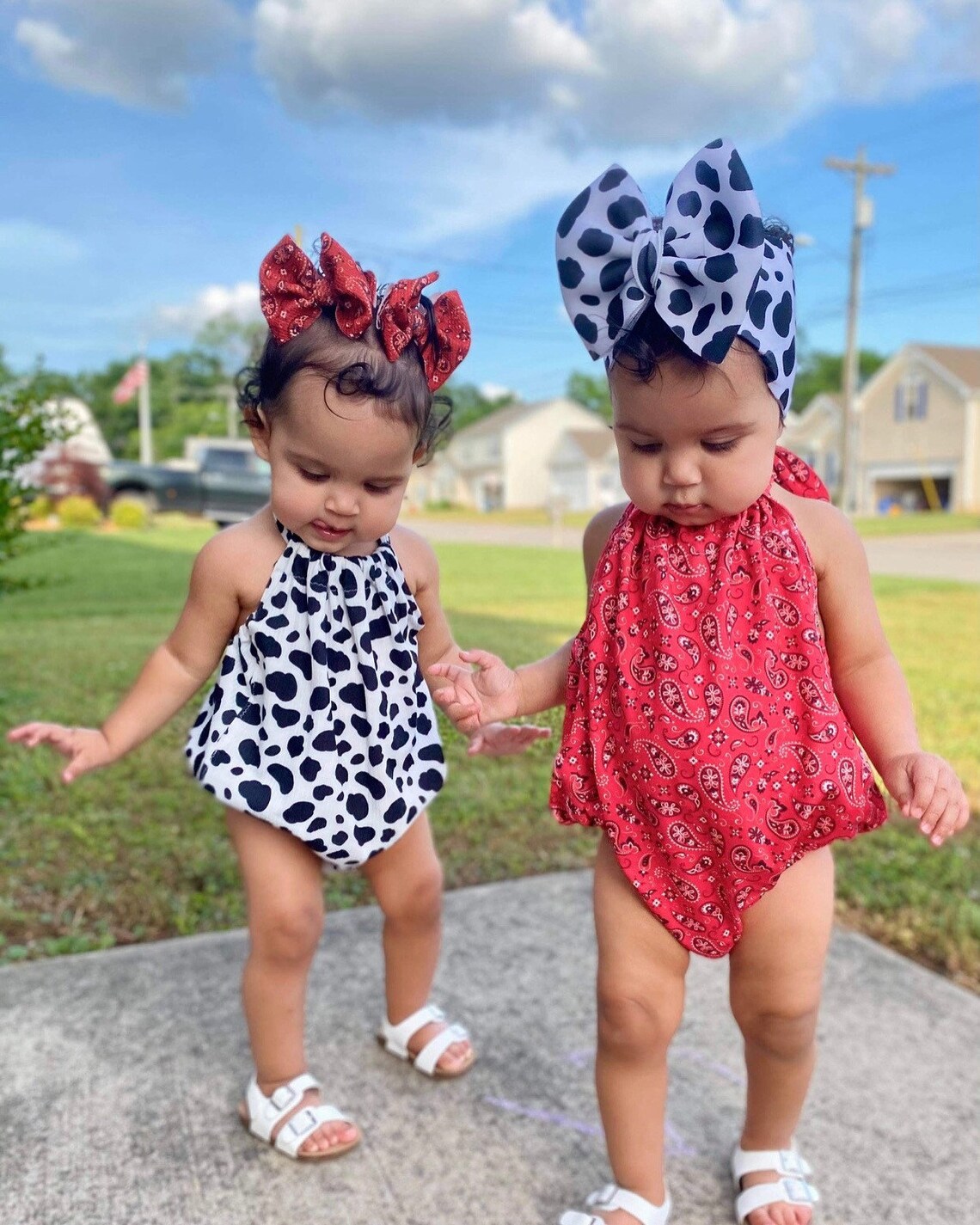 Antler Meadow Navy Bubble Romper main image 0
