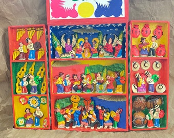Retablo Nativity Scene.