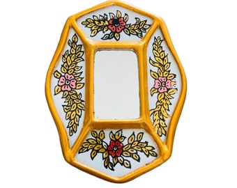 Handmade Peruvian Mirror - Home Decor - 5" Frame - 16 Color Option