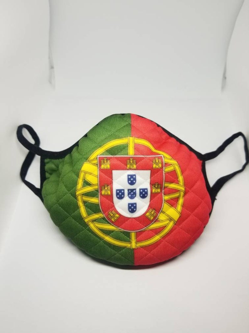 Portugal flag face mask size small adult/Teenagers Etsy