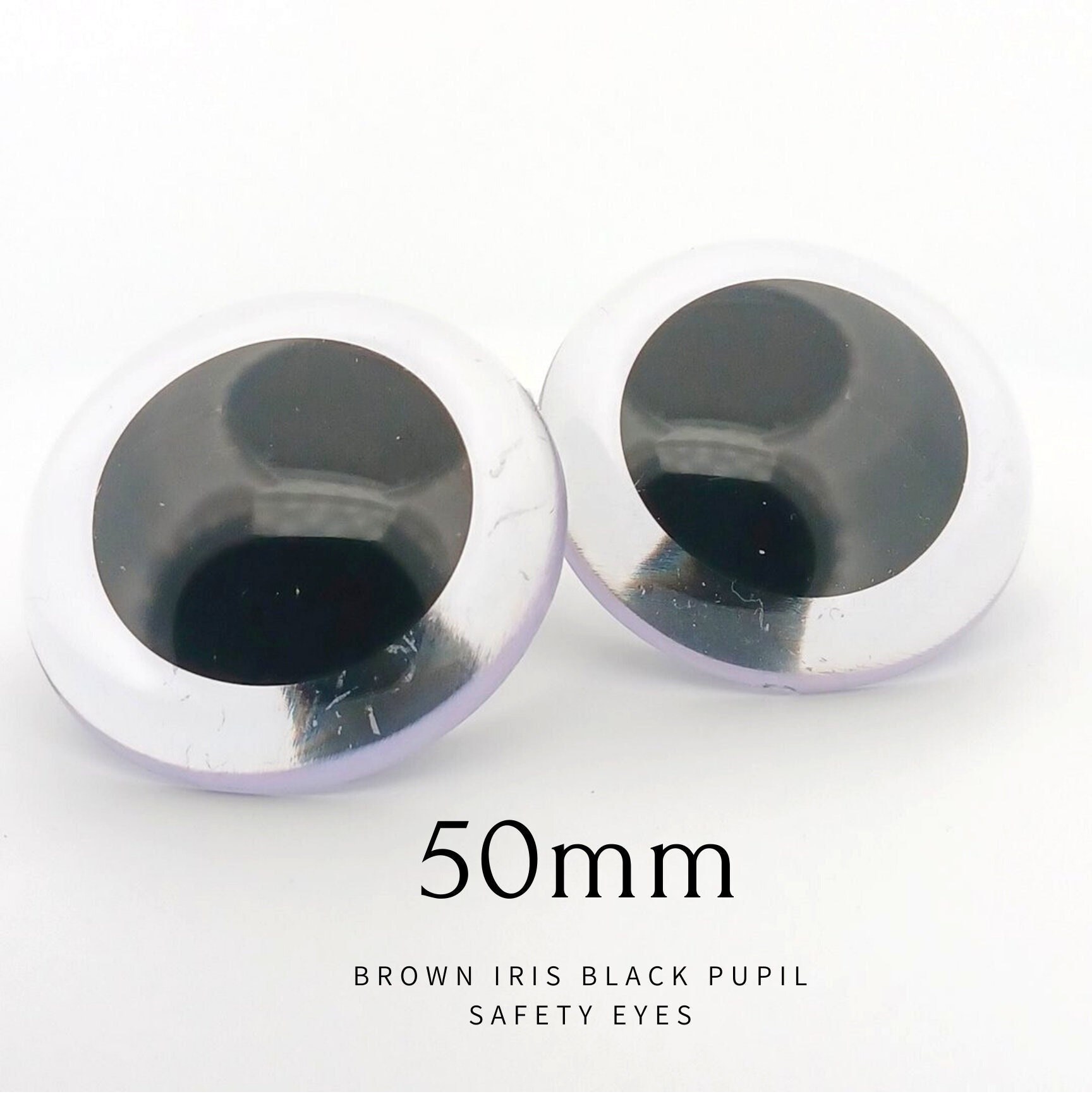 12 PAIR 6mm to 12mm Clear Safety EYES Choose Size for teddy bear, doll,  PE-1 