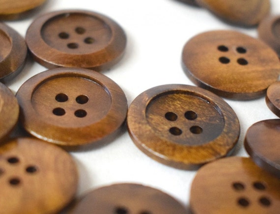 100 Pcs Bee Cutton Wooden Buttons for Crafts Kids Nativity Child