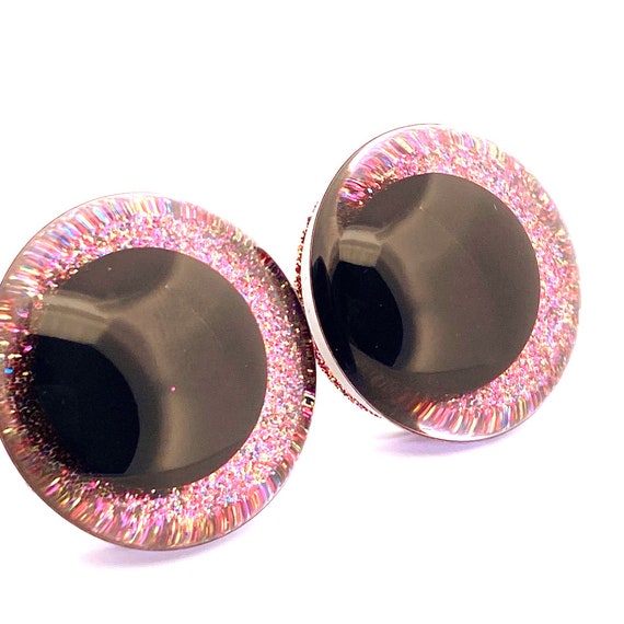 15mm Glitter Safety Eyes, Safety Eyes Washers