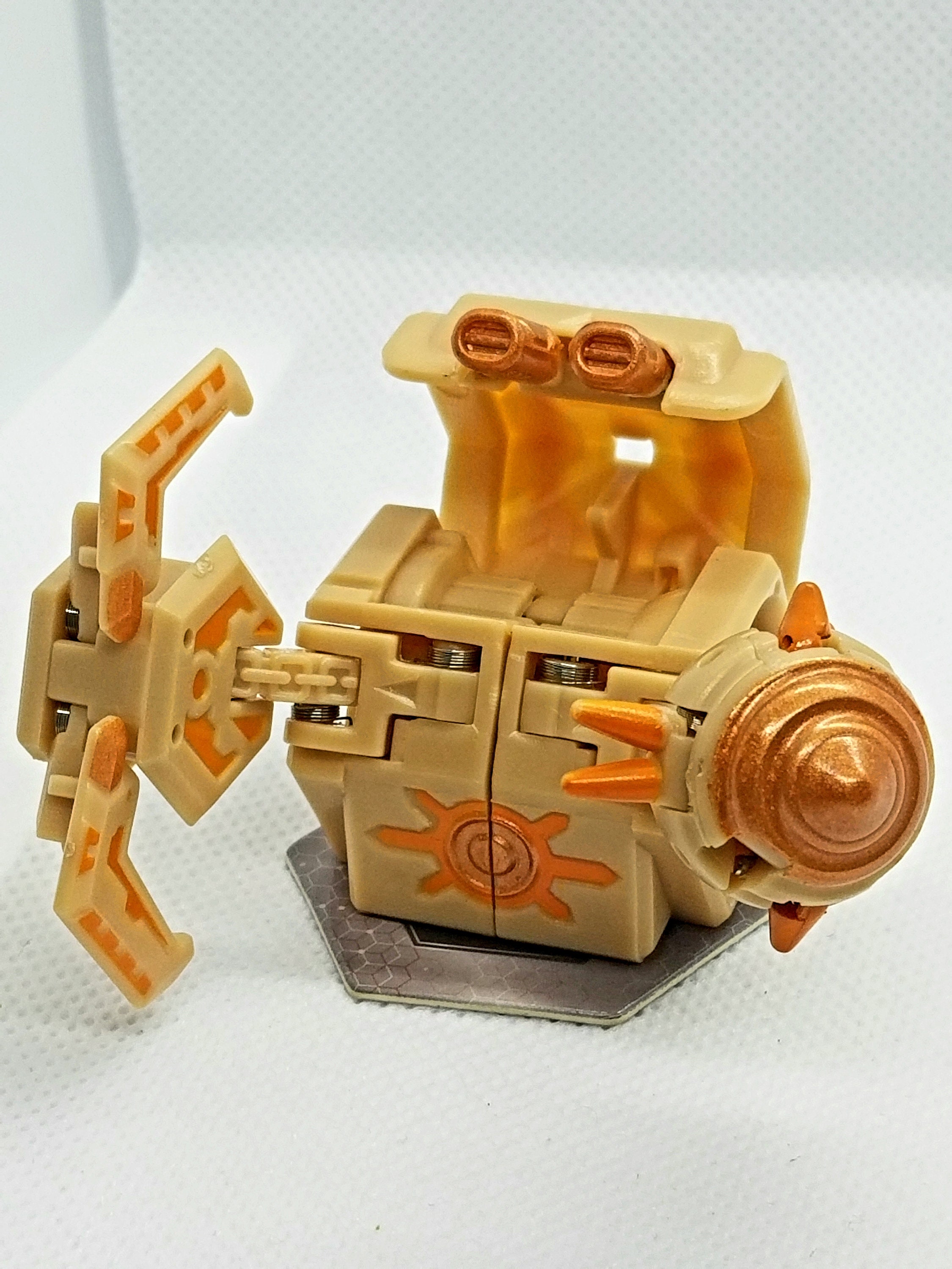 Bakugan Rock Hammer Battle Gear Silver Copper Etsy Hong Kong